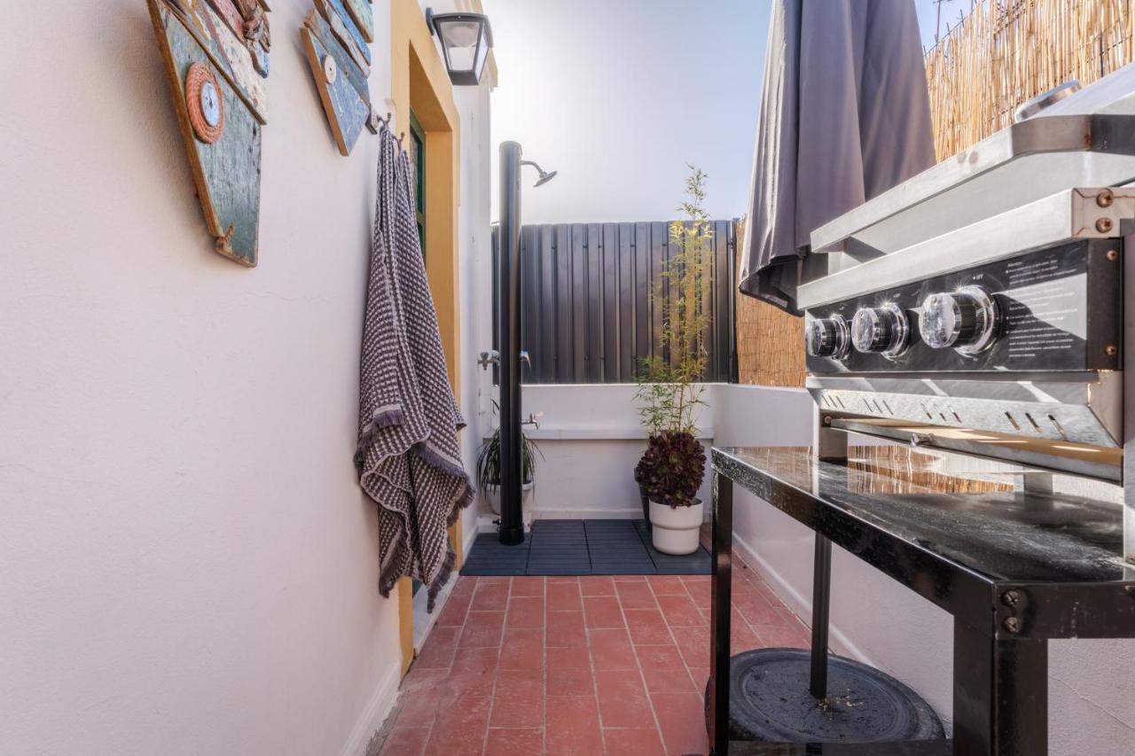 Arty Vintage Townhouse With Rooftop Shower & Sun Loungers Olhão Exteriör bild
